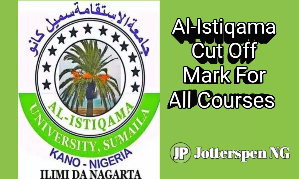 Al-Istiqama Cut Off Mark For All Courses 2025/2026 Academic Session