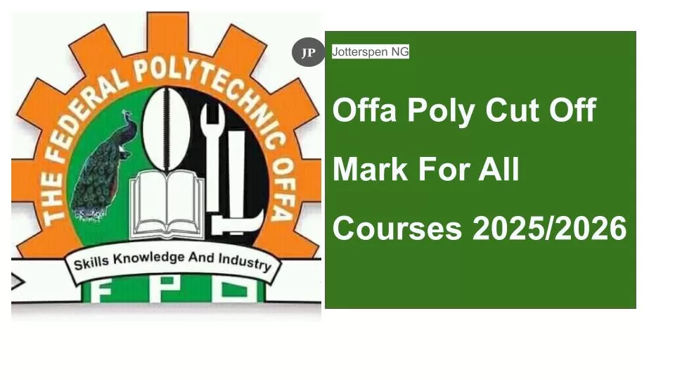 Offa Poly Cut Off Mark For All Courses 20252026